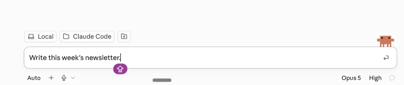 Four words. Everything below came out of a file it opened on its own.
